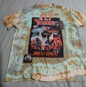 Tie-Dye‎ Graphic T-Shirt. Retro